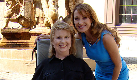 Jenni Gold with Jane Seymour