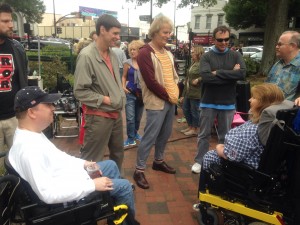 Composer/VFX Supervisor Robby Heisner, Jim Carrey, Jeff Daniels, director/producer Bobby Farrelly with Jenni Gold & producer Jeff Maynard