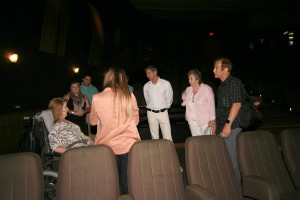 Jenni gives the PR team a rah-rah! With Executive Producer David Alfonso & Publicist Andrea Sims.